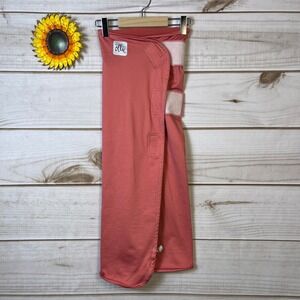 The Ollie‎ Swaddle Coral Pink Adjustable Infant Sleep Wrap
